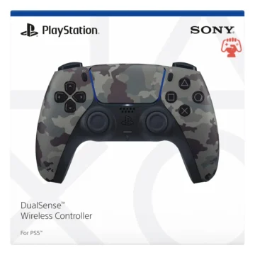 PS5 DualSense™ Wireless Controller – Gray Camouflage by generations.com.pk