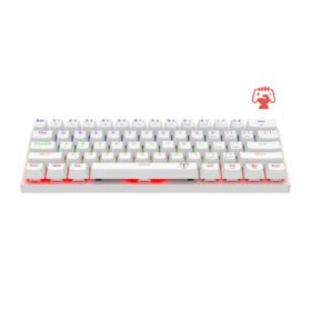 T-Dagger Arena 60% Wired Mechanical Gaming Keyboard Rainbow RGB T-TGK321 White