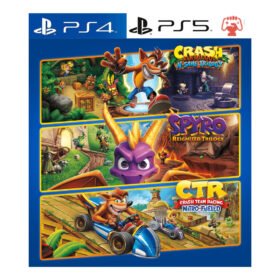 Crash + Spyro Triple Play Bundle- Ps (Digital Game)