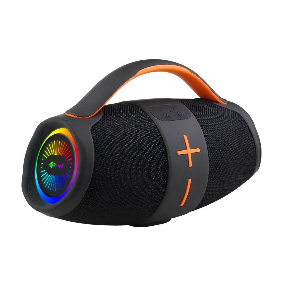 Kisonli K13 Bluetooth RGB Speaker – Powerful Sound with Dynamic RGB Lights (Black) - Image 3