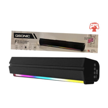 Kisonli K13 Bluetooth RGB Speaker – Black by generations.com.pk