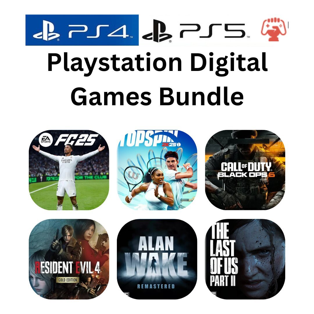Playstation Digital Games Bundle ps4 ps5 by generations.com.pk