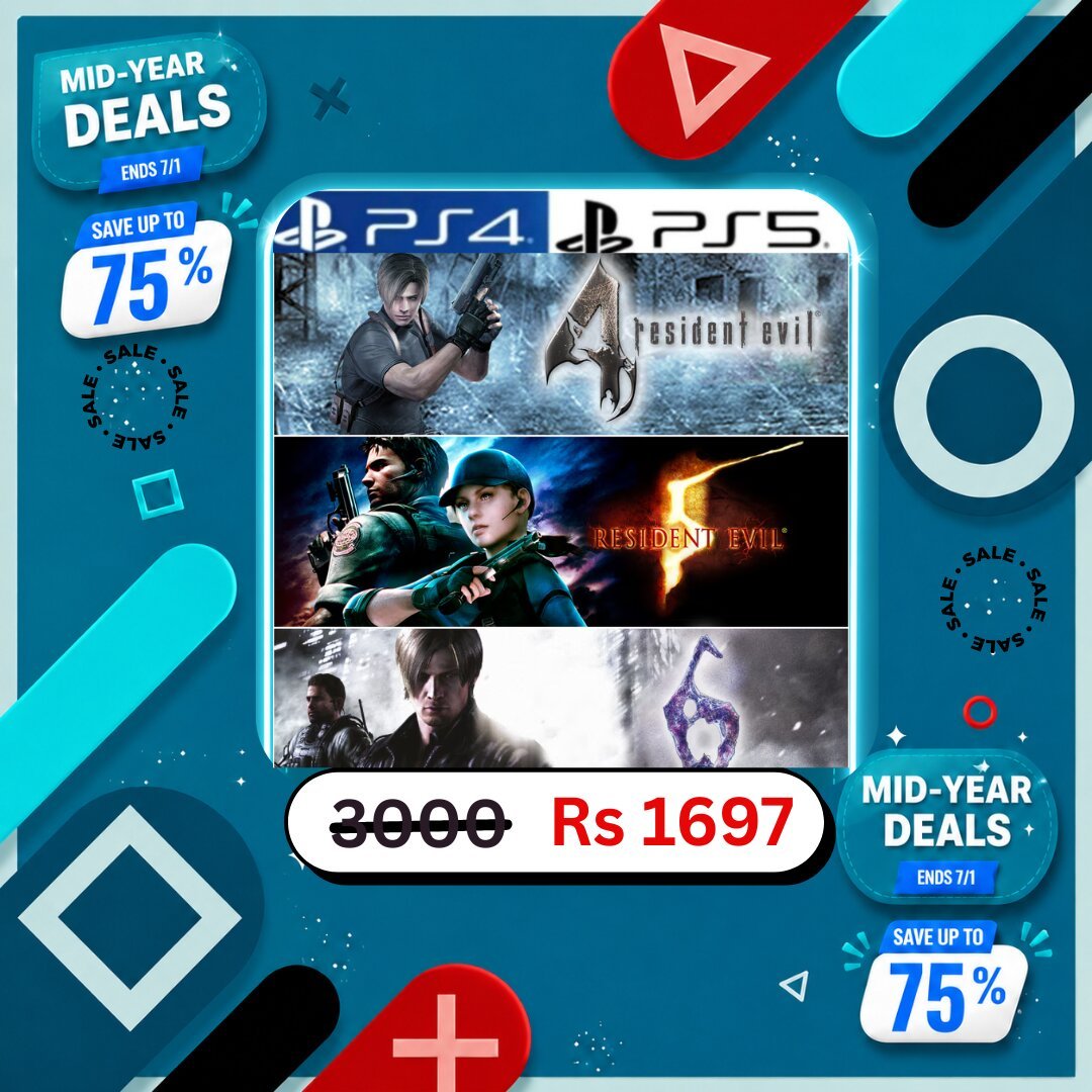 Resident Evil Triple Pack by generations.com.pk