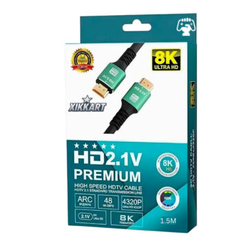 XIKKART HDMI to HDMI Cable 1.5 Meter 8K by generations.com.pk