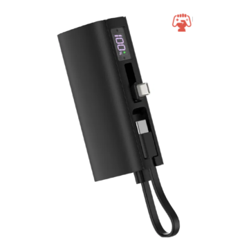 aspor a352 5000mah type-c charger mini power bank by generations.com.pk