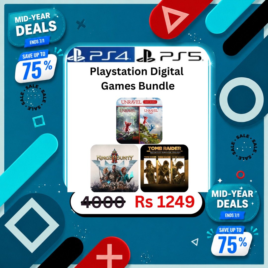 Playstation Digital Games bundle by generations.com.pk