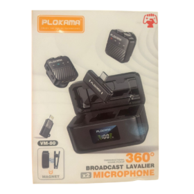 Plokama VM-80 Microphone – Crystal Clear Audio for Singing & Speech