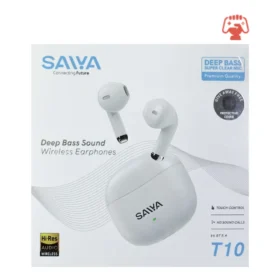 Saiya T10 True Wireless Earphones – Deep Bass, Clear Audio & Long Battery Life