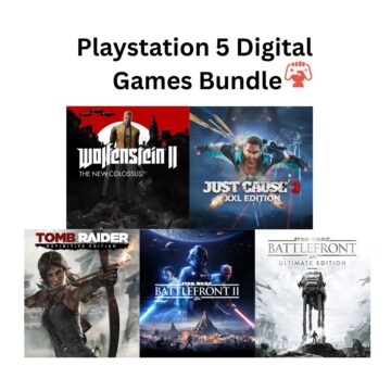 Digital account for PlayStation | 5 in 1 Game Bundle- Ps (Digital Game) - Ps5 Rs 3000