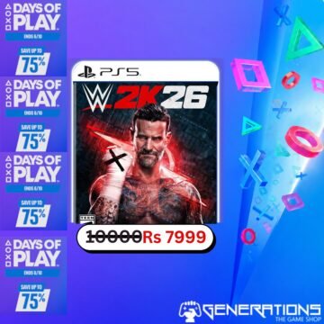Step into the ring with WWE 2K26 – PS5 (Digital Game) price in Pakistan. Experience the most realistic wrestling action with improved gameplay, stunning graphics, and smooth controls. Play as your favorite WWE Superstars and Legends in epic matches. Build your career, dominate championships, and compete in online multiplayer battles. Every fight delivers intense drama, powerful moves, and authentic WWE excitement on PlayStation 5.