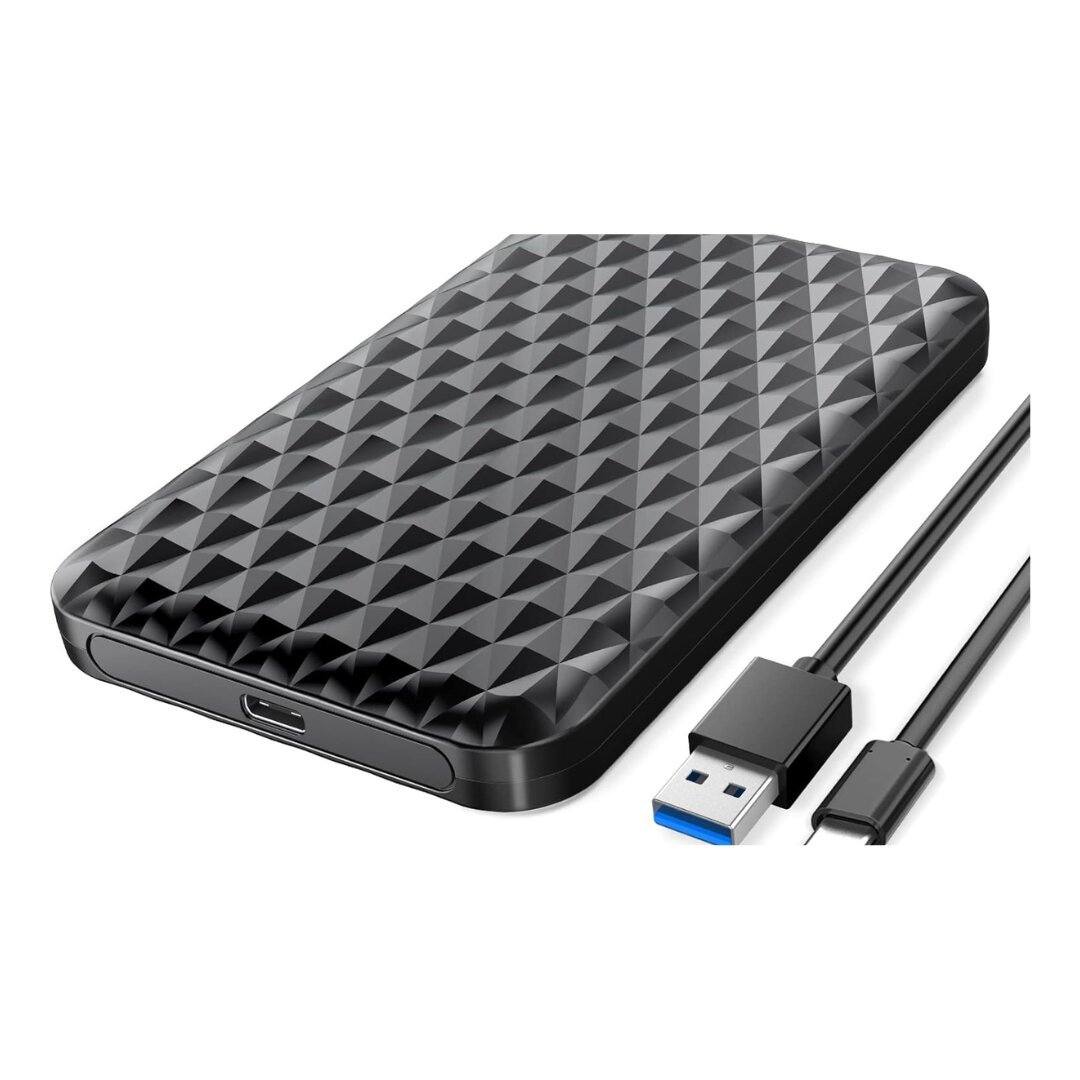 SL NET Type-C 2.5" SATA HDD/SSD Enclosure – USB 3.1 5Gbps External Hard Drive Case | Tool-Free | Plug & Play - Image 2