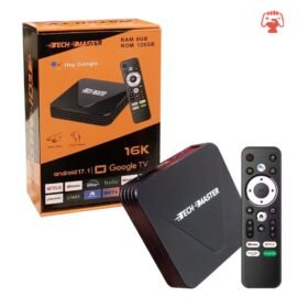 Tech Master Android TV Box with voice remote